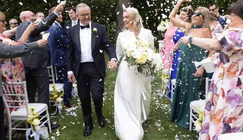 澳大利亚总理阿尔巴尼斯与未婚妻在堪培拉完婚